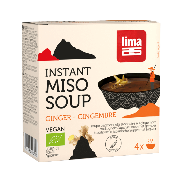 Instant miso soup gingembre