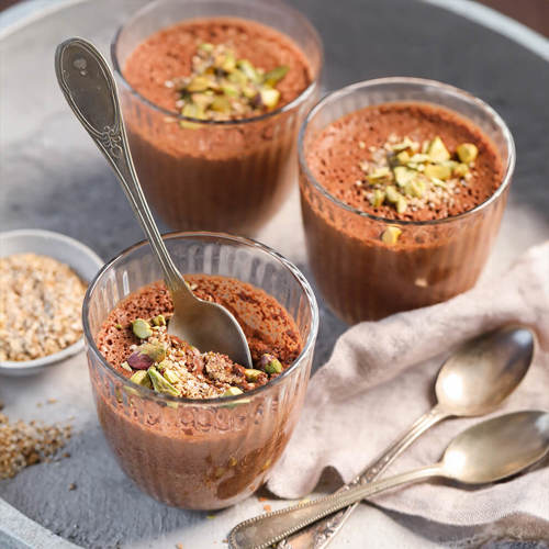 Mousse au chocolat avec Lima twist