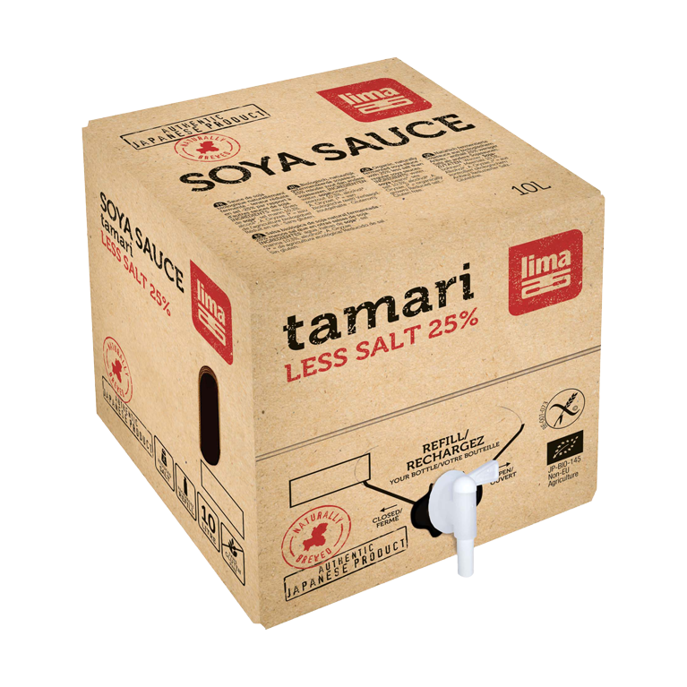 Tamari 25 % less salt Bib (25 % de sel en moins)
