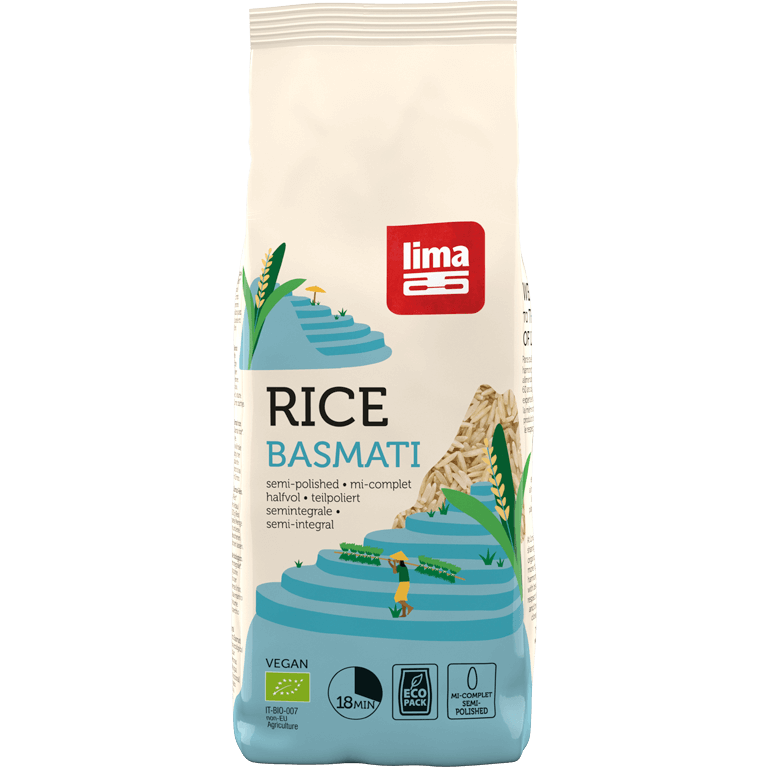 Riz basmati mi‑complet