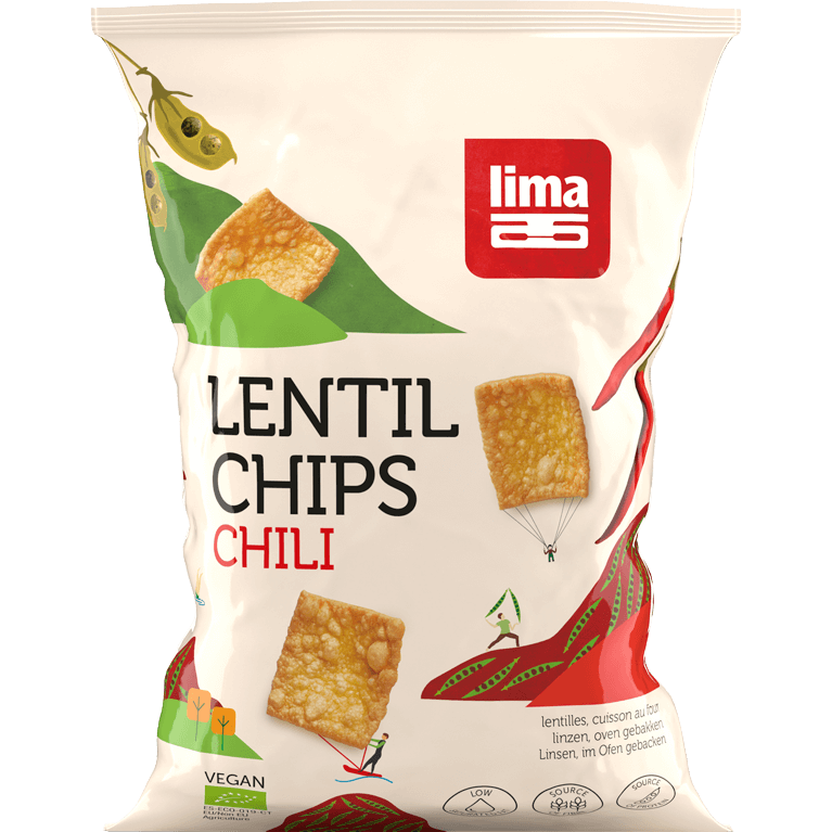 Chips lentilles chili (cuisson au four)
