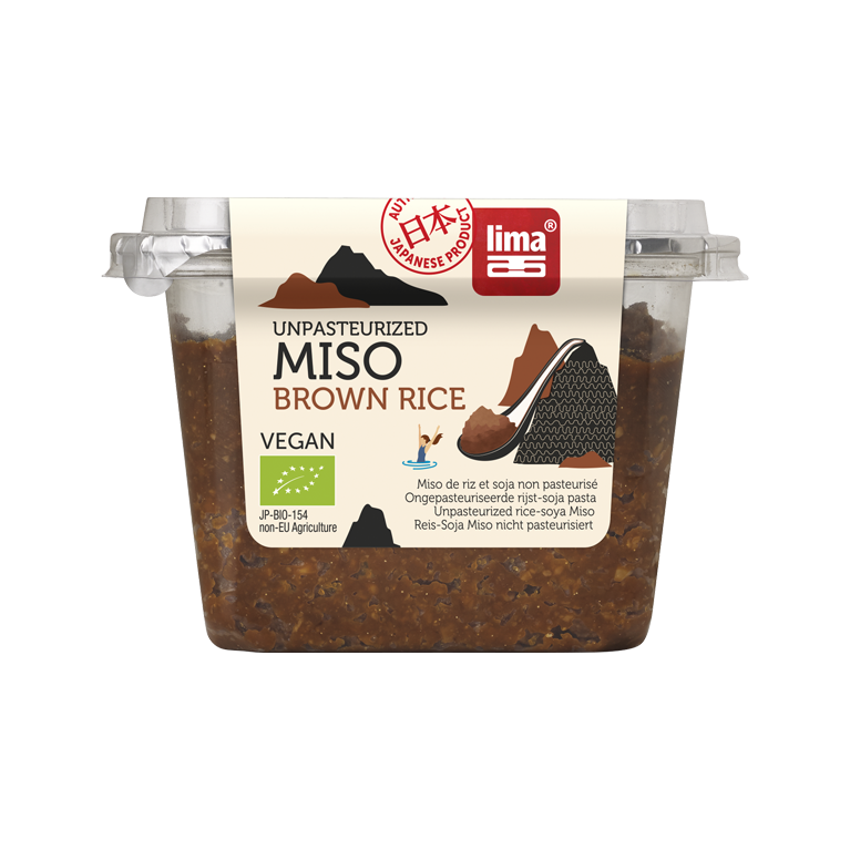Brown rice miso, non pasteurisé