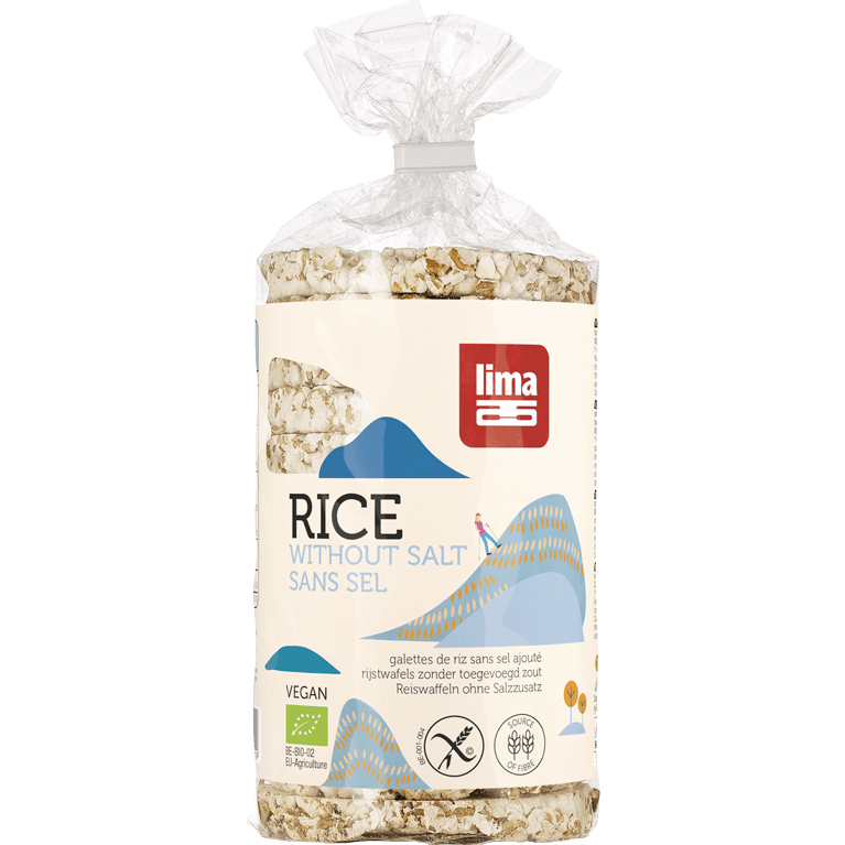 Galettes de riz sans sel ajouté