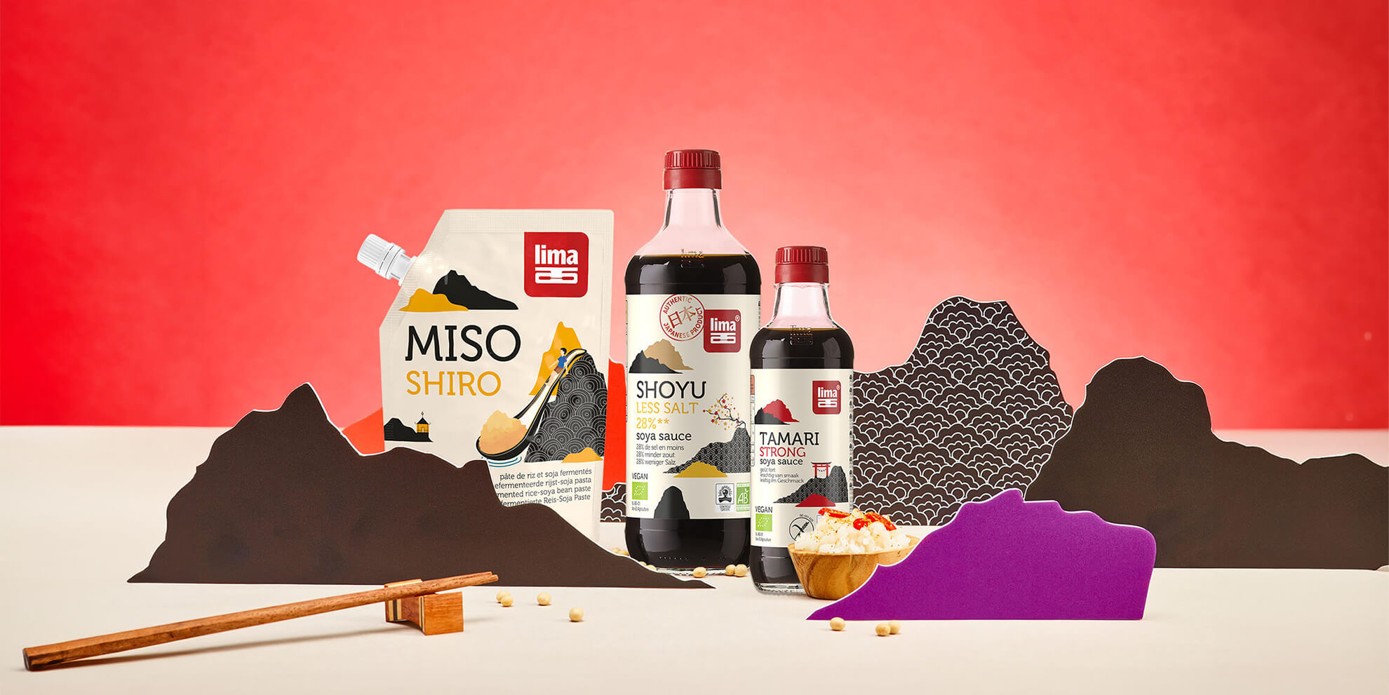 Sauces soja & miso