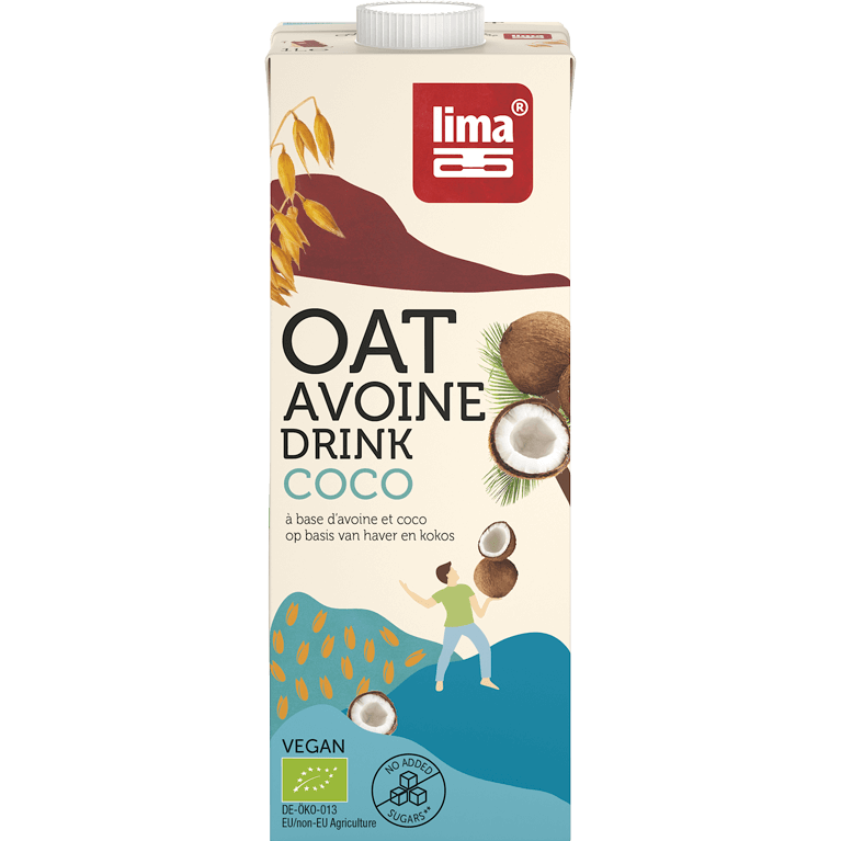 49128 712 Lima Oat Drink Coco 1L Packshot Frontaal Rgb Transp