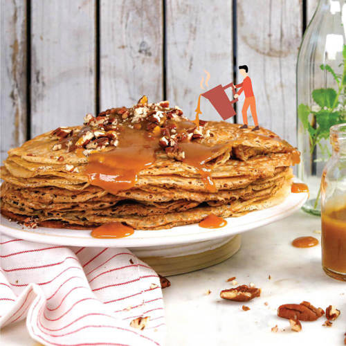 Crêpes au caramel de miso